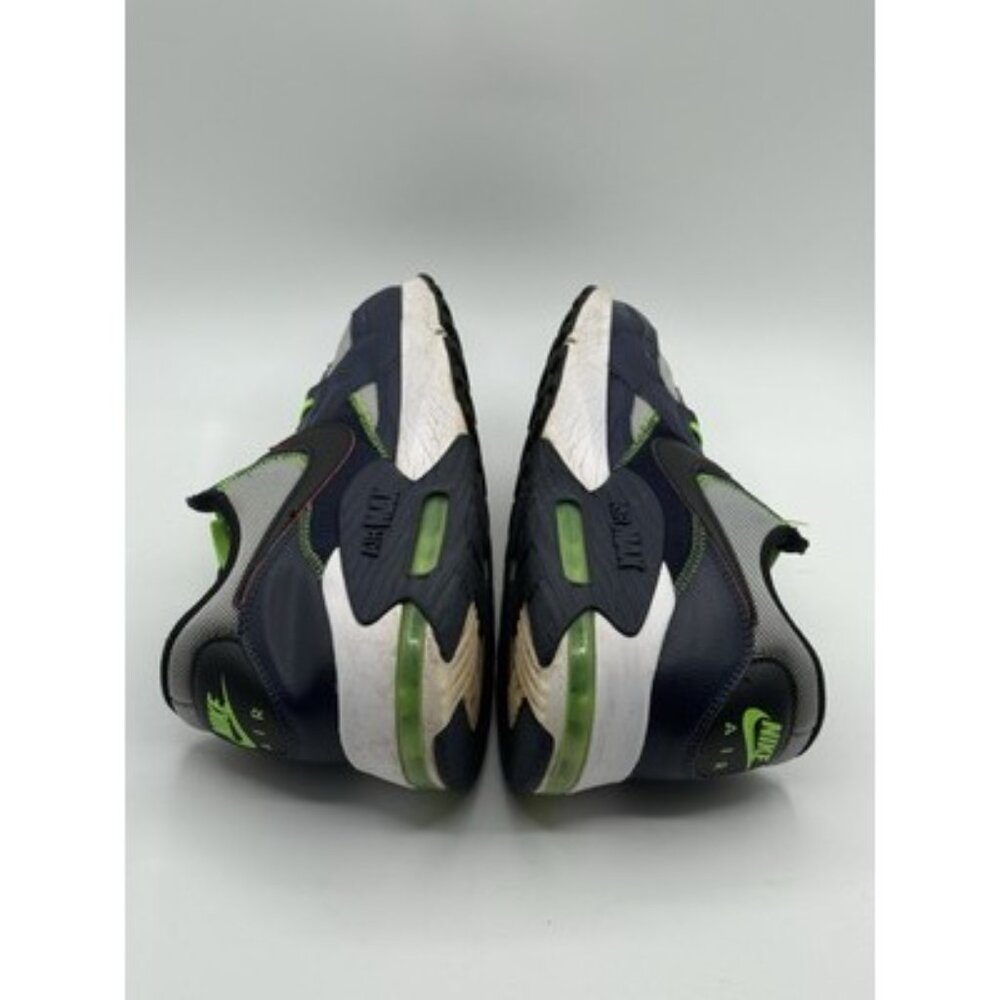 Nike Air Max Excee Running Shoes Men’s Navy  Blue Black Neon  CD4165 400 Size 12 - Picture 4 of 9
